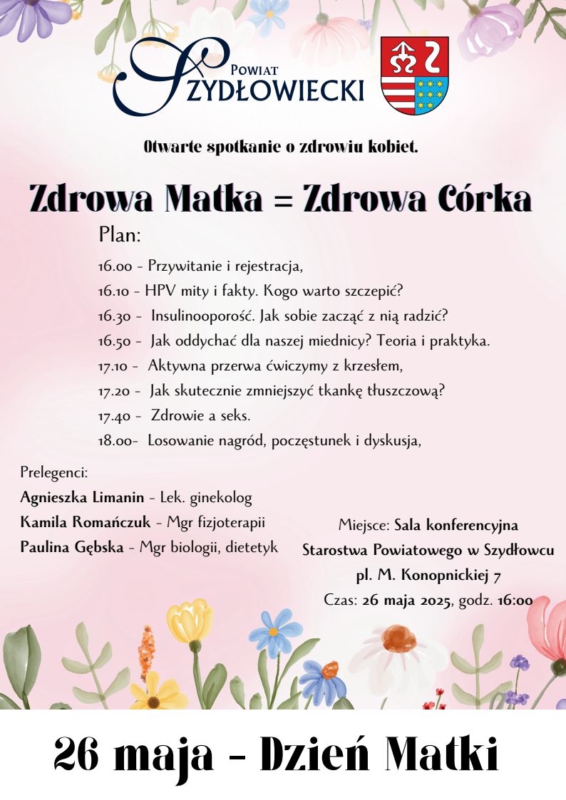 Zdrowa Matka = Zdrowa Córka